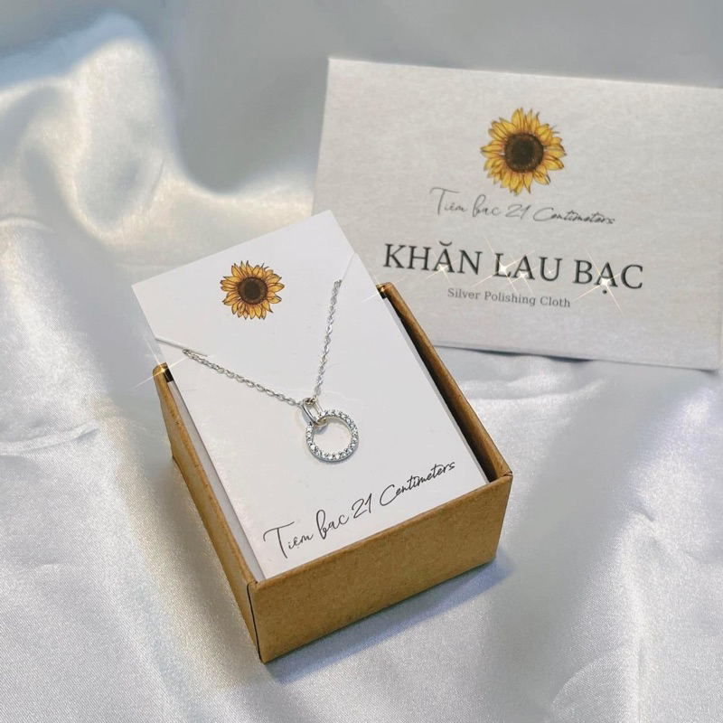Ảnh Dây chuyền bạc Circle, Dây chuyền Tiệm bạc 21Centimeters 2