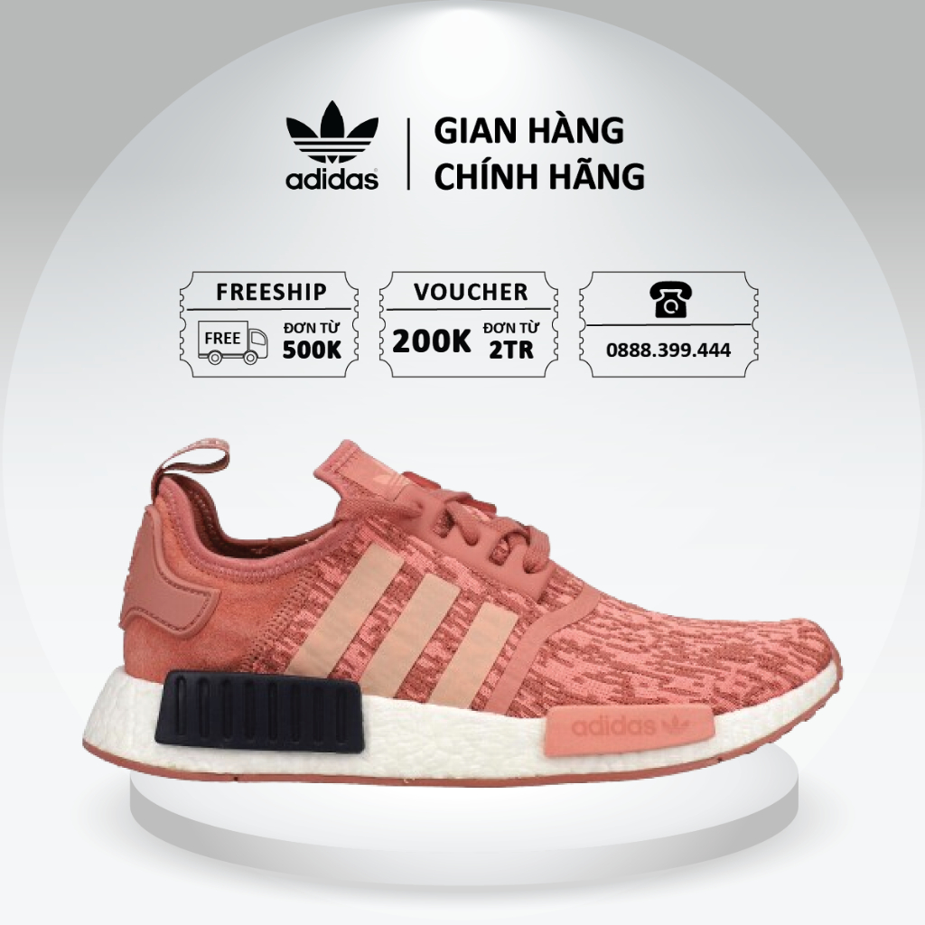 Adidas nmd r1 shop raw pink chính hãng