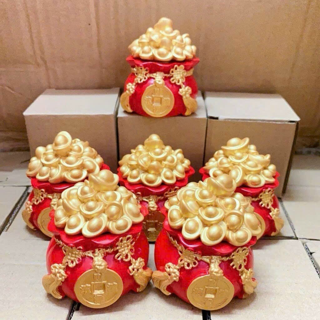HŨ ĐỰNG MUỐI GẠO TÀI LỘC