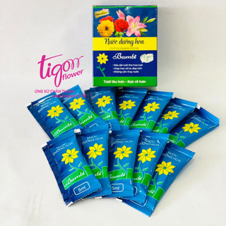 20 gói NƯỚC DƯỠNG HOA BAMBI - Hoa tươi lâu rực rỡ, giữ nước sạch hơn (1 gói 5ml) (ĐƯỢC ĐỒNG KIỂM)