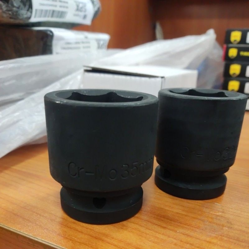 Khẩu tháo bugi cho súng vặn ốc 3/4", cỡ 24, 26, 27, 29, 30, 32, 35, 36mm