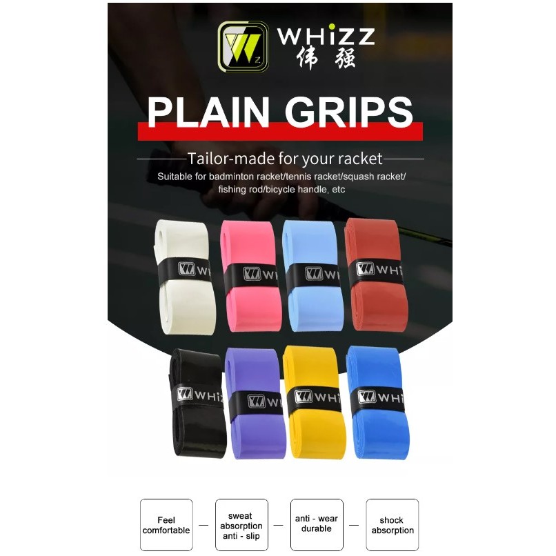 ✅ HÀNG CHẤT LƯỢNG ✅ Quấn Cán Vợt Cầu Lông WHIZZ, Bám Tay, Mềm Mại, Rất Chất Lượng