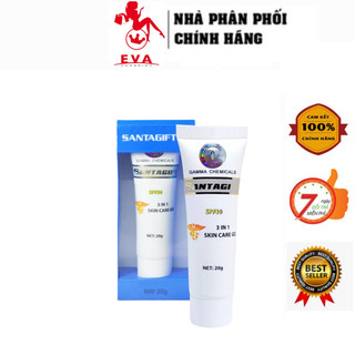 Kem Mụn SANTAGIFT 20gr - Gel giúp giảm mụn - Mờ thâm - Chống nắng