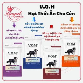 V.O.M Dog 1.4kg - Hạt thức ăn cho chó hỗ trợ trị liệu đa chức năng CHỐNG DỊ ỨNG