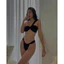 BIKini 2 mảnh đồ bơi phối khoen dây buộc quần khoe mông (Hàng sẵn)