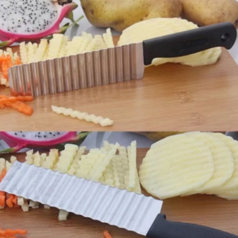 Dao Lượn Sóng Chặn, Cắt Rau Củ Quả Chất Liệu Lưỡi Thép Không Gỉ, Chắc Chắn  | Shopee Việt Nam