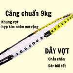 Vợt cầu lông HT Tím cặp + TẶNG TÚI ĐỰNG VỢT - 100% Thép Mạ Crom, Sơn Tím Cực Đẹp, Lưới 9kg, 68 x 22 cm – Giá tốt — ảnh 5