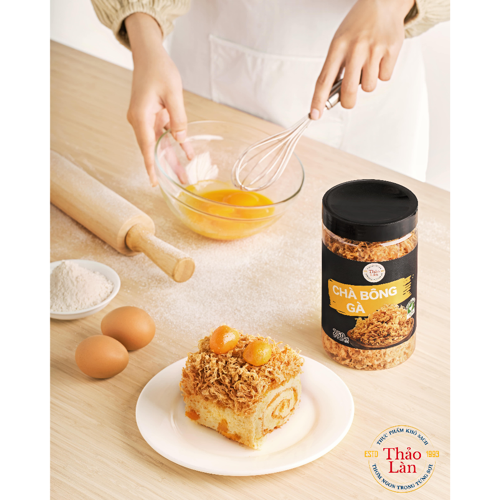 Chà bông gà cay - Chà bông làm bánh túi 1kg Thảo Làn