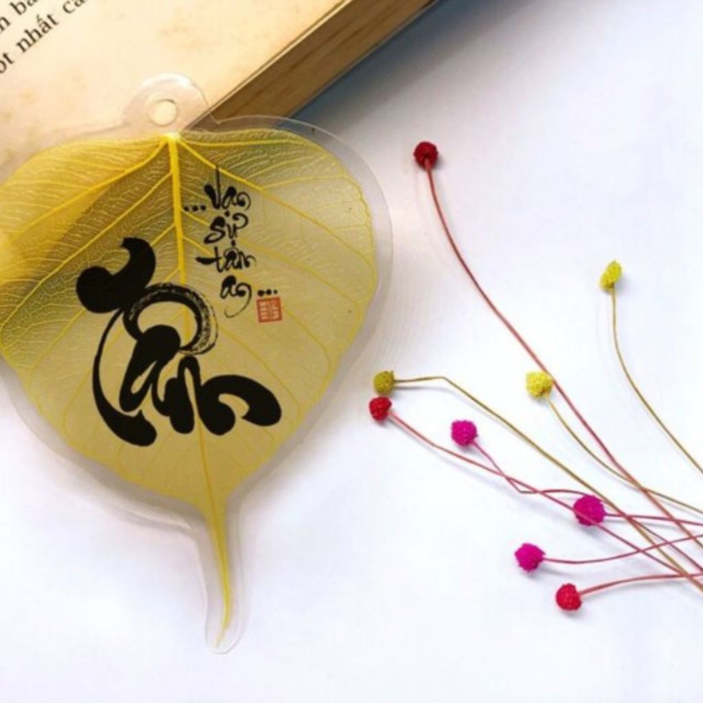Ảnh Lá bồ đề Bình An cầu may mắn thu hút tài lộc - Đại An Store 2