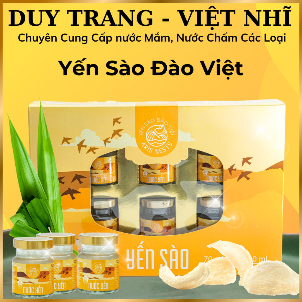 Hộp 6 Lọ Nước Yến Aris Nests 18% yến nguyên chất (70mL X 6 Lọ) | Shopee ...