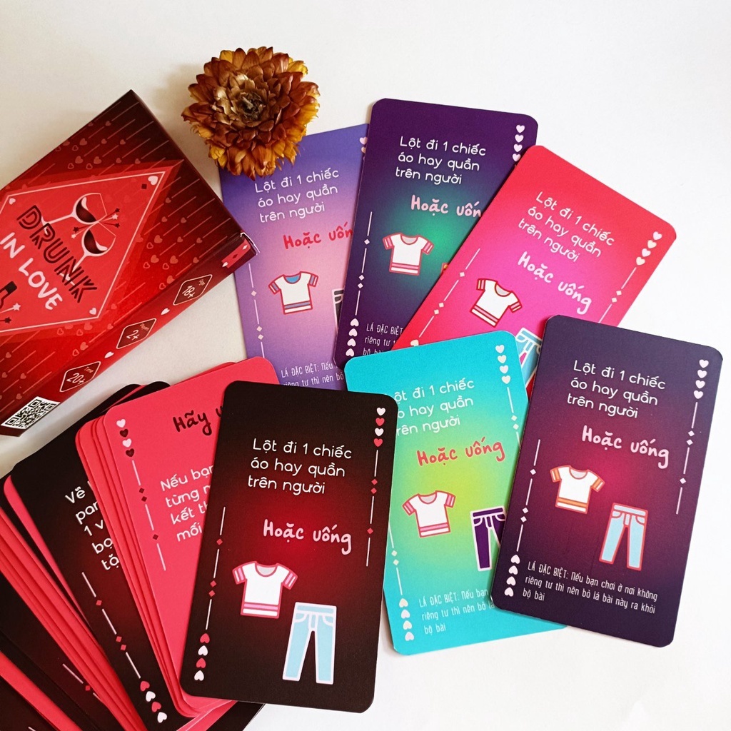 Sản Phẩm Sỉ- Bộ Bài Cặp Đôi Drunk in Love, Say Tình giá từ 20k/bộ