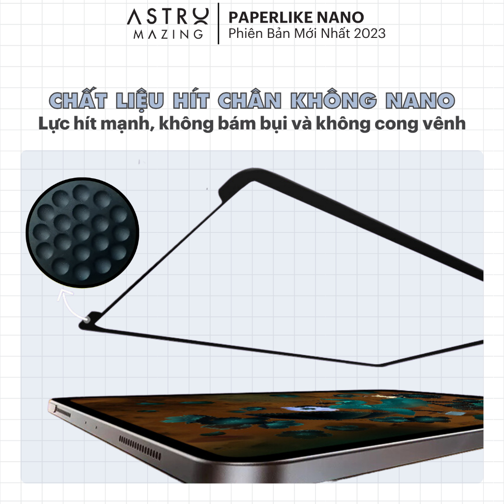 Ảnh Miếng dán AstroMazing Paperfilm Paper Like cho iPad Pro 11 129 Air 4 5 Gen 8 9 10 2