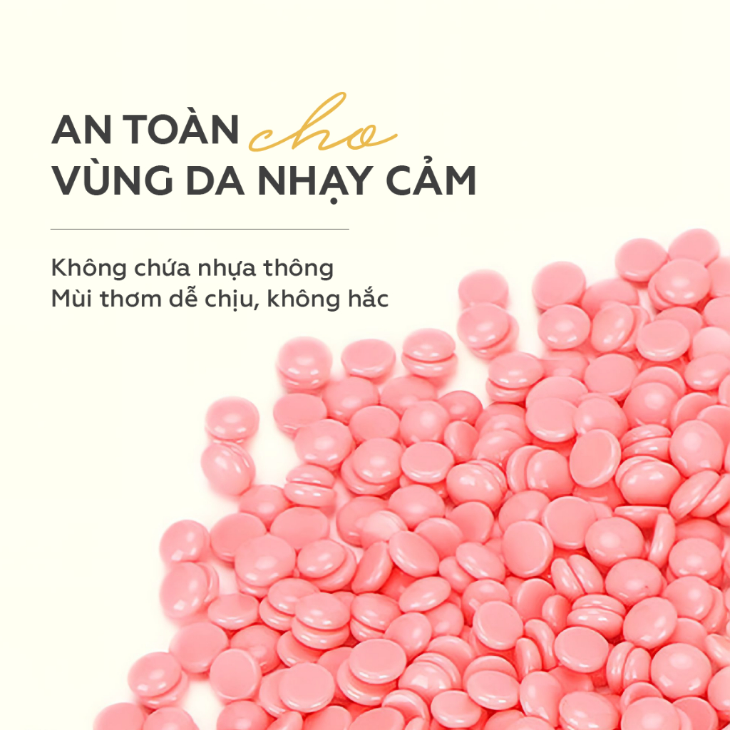 Ảnh Sáp wax lông nóng UMIHA 135G wax sạch lông Nách, Chân Tay, Bikini, Body, phù hợp cho mọi loại da 1