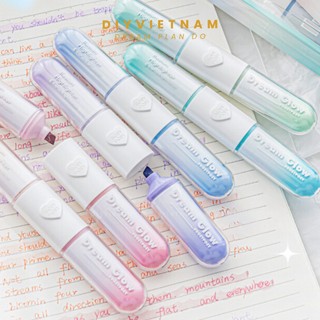 BỘ 3 BÚT DẠ QUANG DREAM GLOW 2 NGÒI