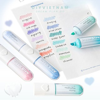 BỘ 3 BÚT DẠ QUANG DREAM GLOW 2 NGÒI