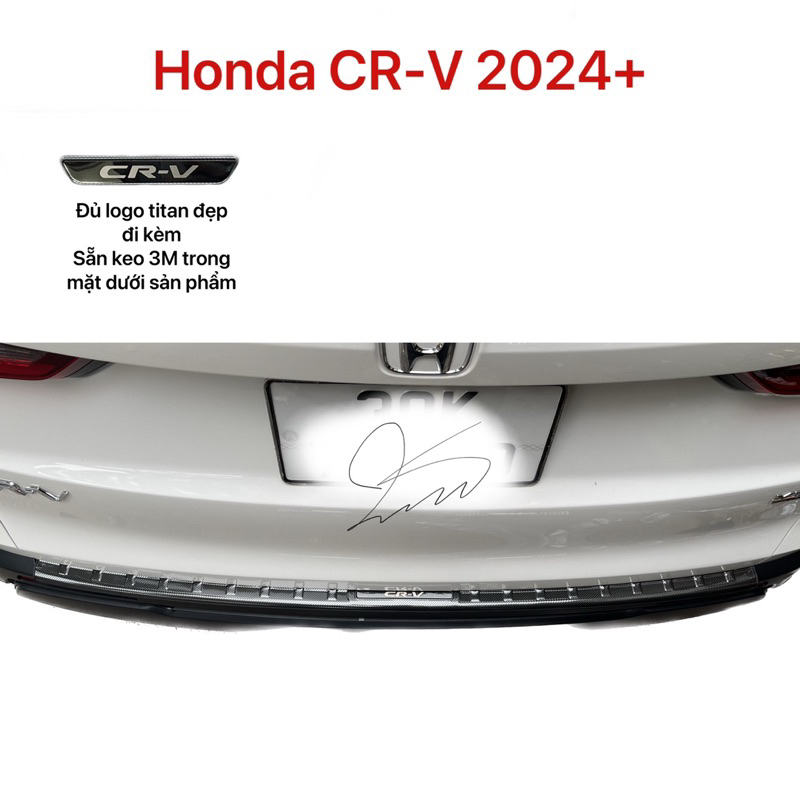 Ốp Chống Trầy Cốp CARBON xe Honda CRV 2024 2025 2026 vân Cacbon cao cấp
