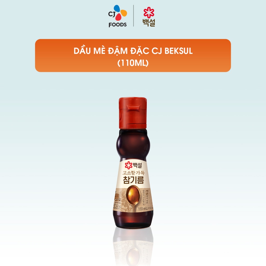 Ảnh Dầu mè Hàn Quốc đậm đặc CJ Beksul 110ml 2