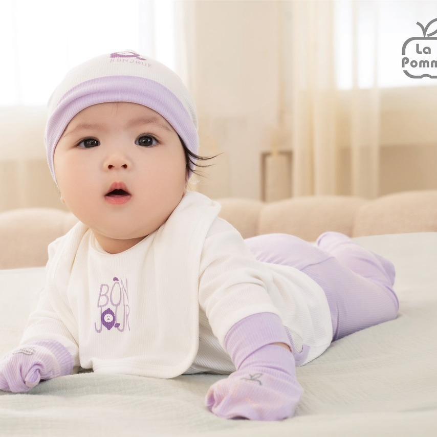 [LAPOM BST T1] Bộ La Pomme Bonjour màu tím | Shopee Việt Nam