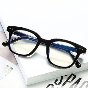 Gọng kính cận,mắt kính râm mát nam nữ tròng kính không độ chống ánh sáng xanh và tia UV phong cách Basic 046