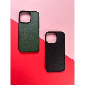 Ốp da iphone màu Đen và Xanh Green