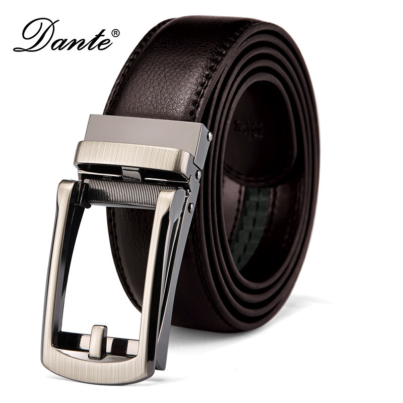 Thắt lưng  nam, dây nịt nam da bò chính hãng DANTE mẫu BCV - FD02 cao cấp sang trọng, thắt lưng khóa kim loại tự động