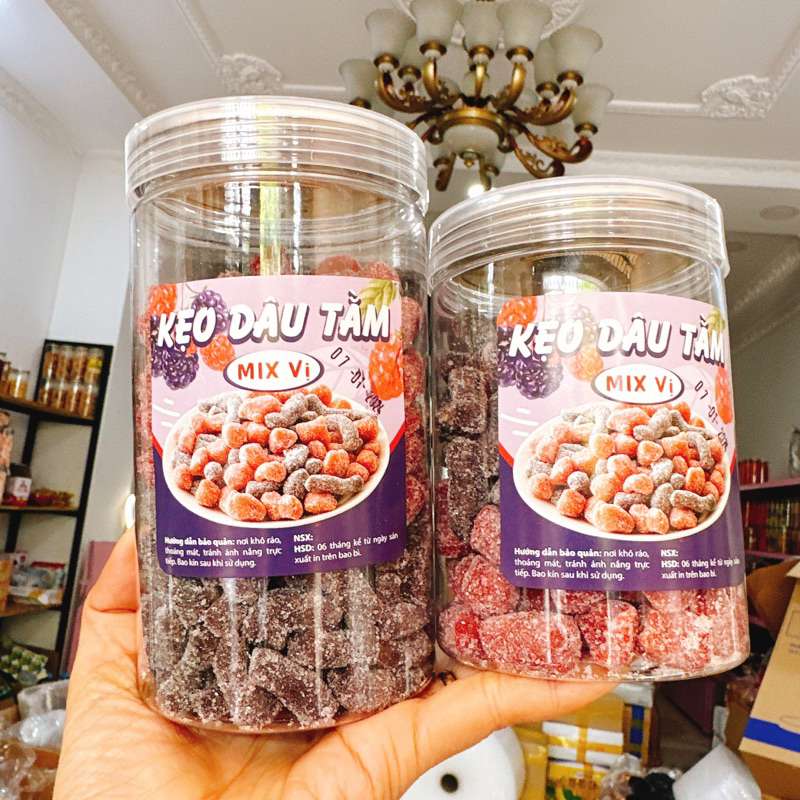 [Có sẵn] [Ảnh thật] [FreeShip] KẸO DÂU TÂY MIX DÂU TẰM- 400 GRAM l