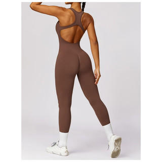 Bộ đồ tập thể thao gym,yoga nữ liền thân chất dệt kim(suit100)