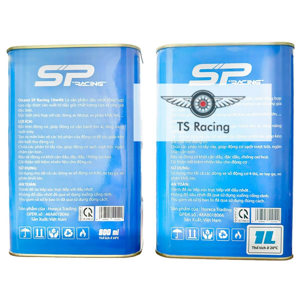 Nhớt okami racing 10w40 0.8L 1.0L 1.2L - Xe Số Xe Côn