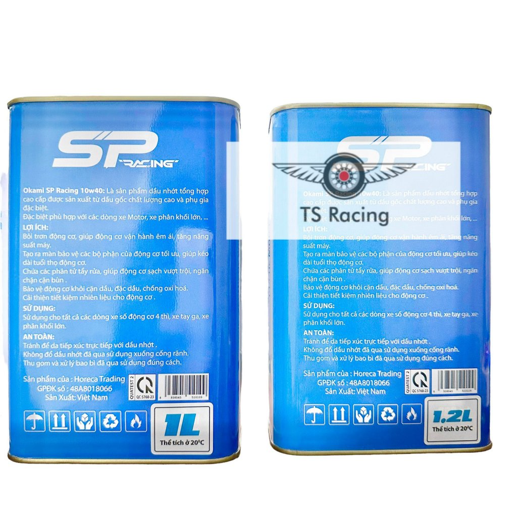 Nhớt okami racing 10w40 0.8L 1.0L 1.2L - Xe Số Xe Côn