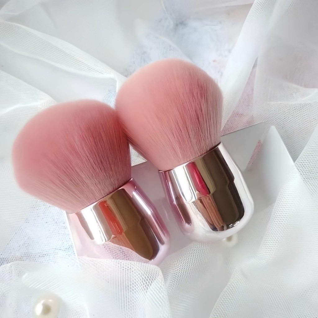 [GIÁ TỐT] Chổi phủi bụi nail cán ngắn lông hồng – cọ phủi bụi nail chuyên dụng lông dày, mềm mượt
