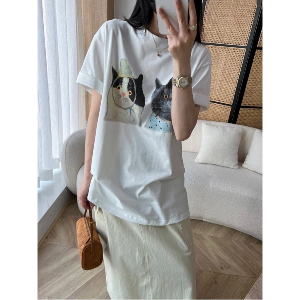 Áo thun nữ In Hình JULY, áo Phông Nữ ngắn tay chất thun Cotton 2 chiều mềm mại phong cách Hàn Quốc