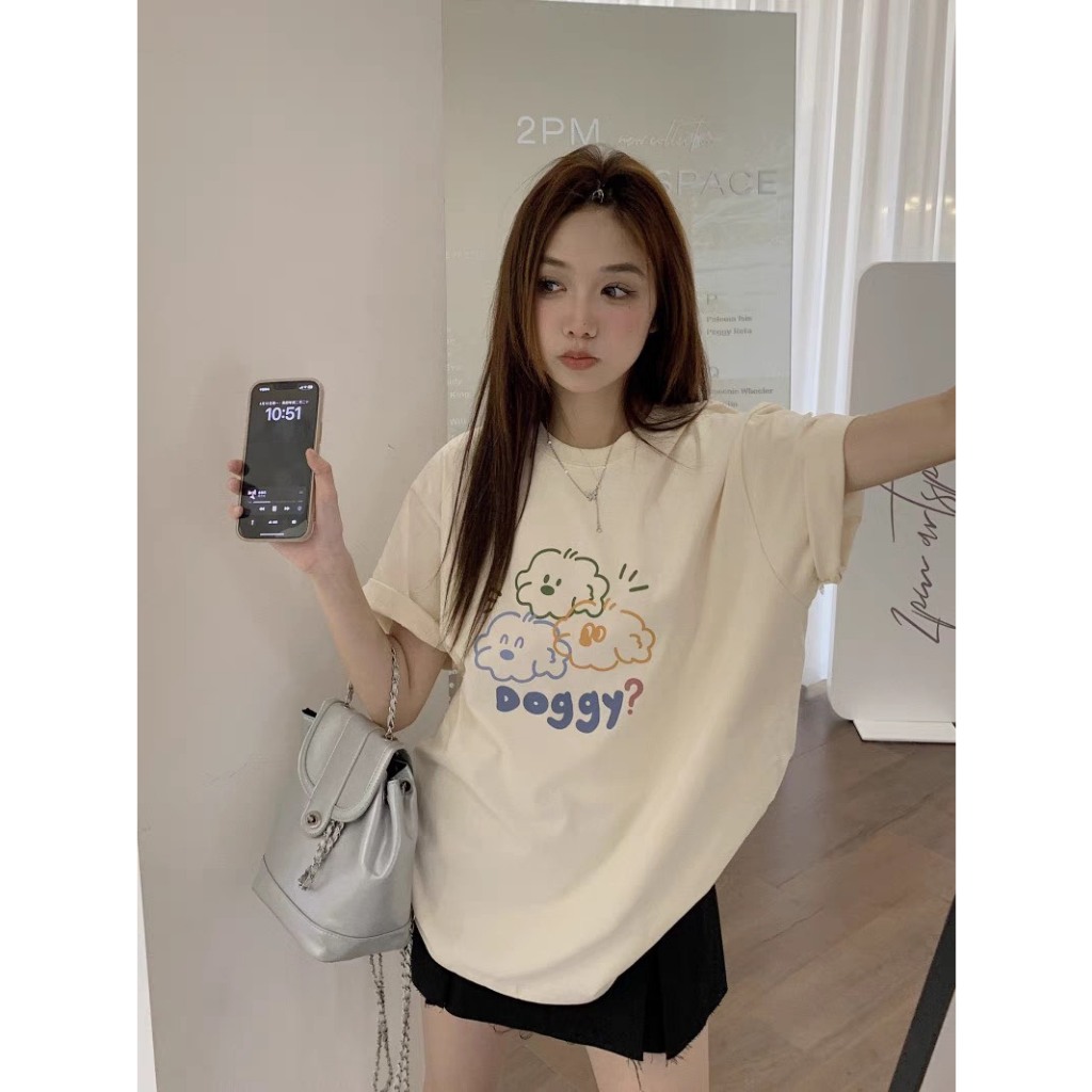 Áo thun nữ In Hình JULY, áo Phông Nữ ngắn tay chất thun Cotton 2 chiều mềm mại phong cách Hàn Quốc