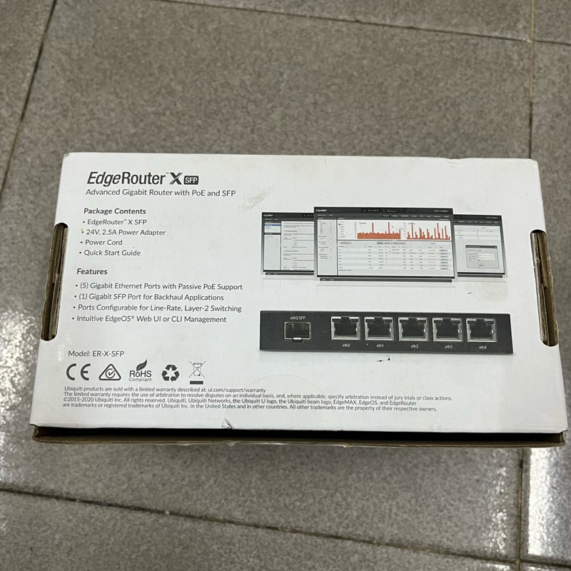 Router cân bằng tải Ubiquiti EdgeRouter X SFP fullbox mới | Shopee Việt Nam