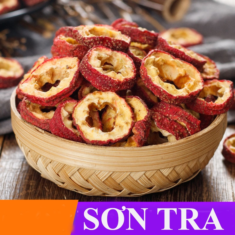 100g Trà Sơn Tra cắt lát sấy khô giúp Giảm Cân, Tiêu Mỡ, Chống Rụng Tóc