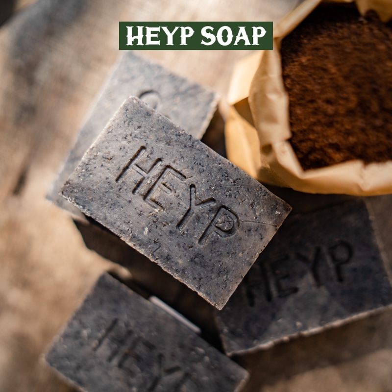 Xà Phòng Cà Phê - Mật Ong Rừng - Tẩy Tế Bào Chết Dưỡng Da Ẩm mịn- HEYP SOAP