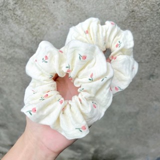 [Handmade] Scrunchies buộc tóc Muslin cao cấp họa tiết dễ thương hot trend