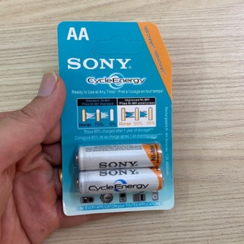 Pin sạc Sony AA (2 vin pin) | Shopee Việt Nam