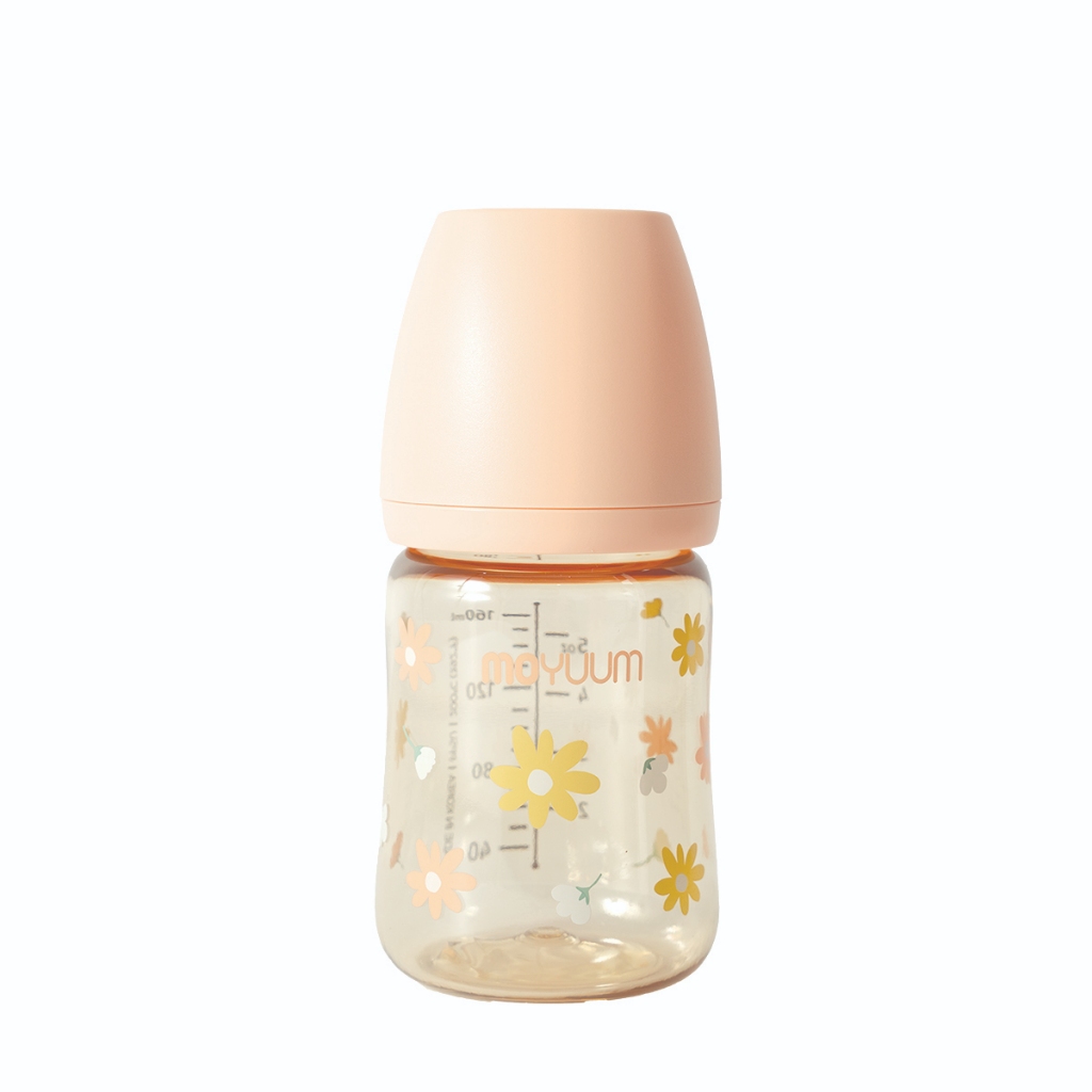 Ảnh Bình sữa PPSU Moyuum - Hoa cúc - 170ml - Kèm núm 1 2