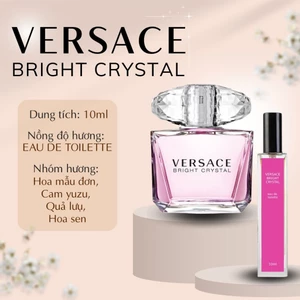 Versace Bright Crystal -Phong cách: Nữ tính, Tươi mát, Tinh tế, Dễ thương