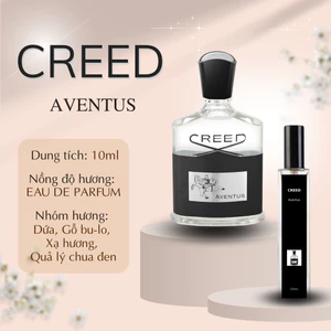 Creed Aventus -Phong cách: Quyền lực, Nam tính, Hấp dẫn, Tinh tế
