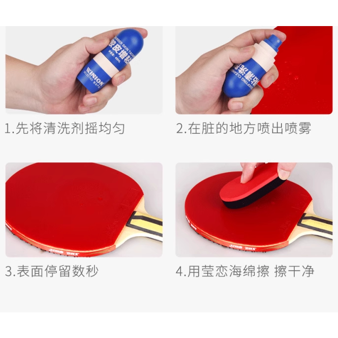 Chai  vệ sinh mặt vợt dùng cho mặt tacky Winion skin tacky cho mặt tàu