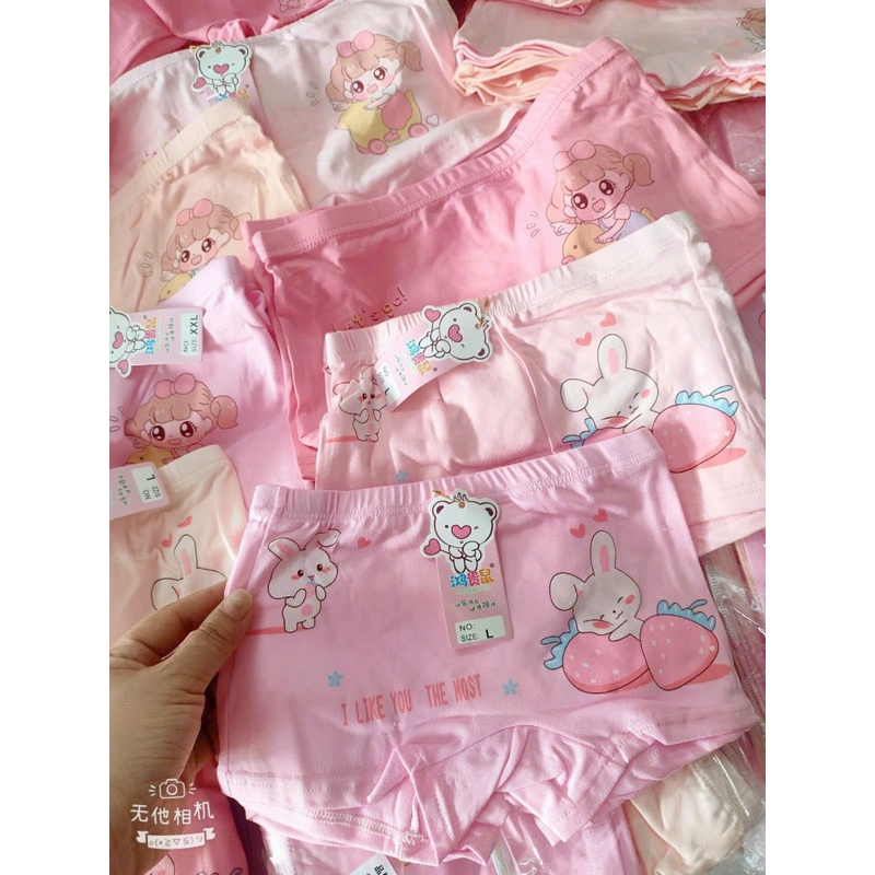 9-33 kg - Set 5 - Set 10 quần chip đùi cho bé gái - quần lót trẻ em - quần lót bé gái
