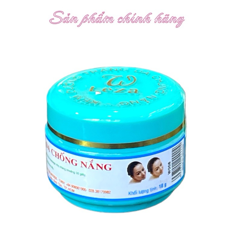 kem wleza dưỡng trắng da chống nắng 18gram