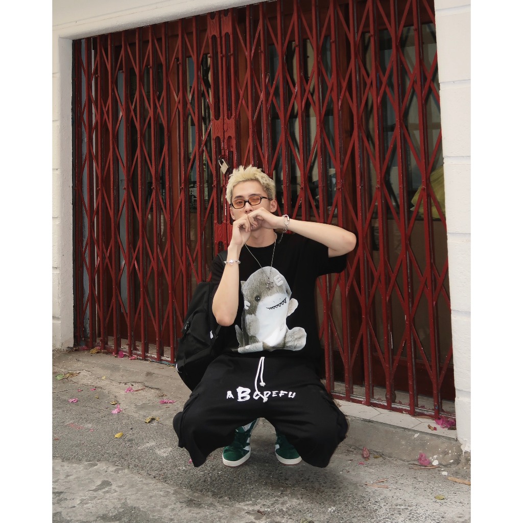Ảnh Áo thun FIDE cá mập Baby Shark phông unisex nam nữ form rộng cổ tròn ulzzang BABY SHARK 02 2