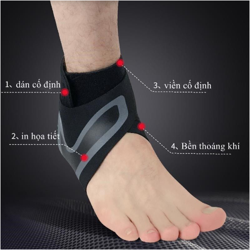 Băng thể thao quấn mắt cá chân bóng đá