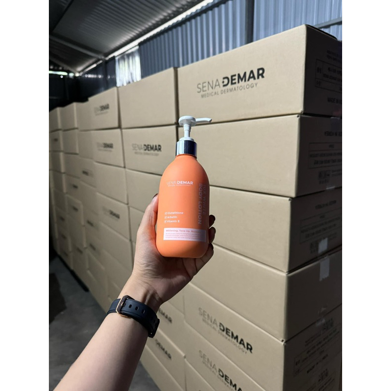Kem body sena demar 10x white body lotion giúp dưỡng trắng da 300ml - hạn 2028 kem body senademar Hàn Quốc  IS190