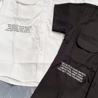 (CÓ TÚI) Áo Sơ Mi Nam Tay Ngắn Logo Thêu LODEFASHION New TREND 2024