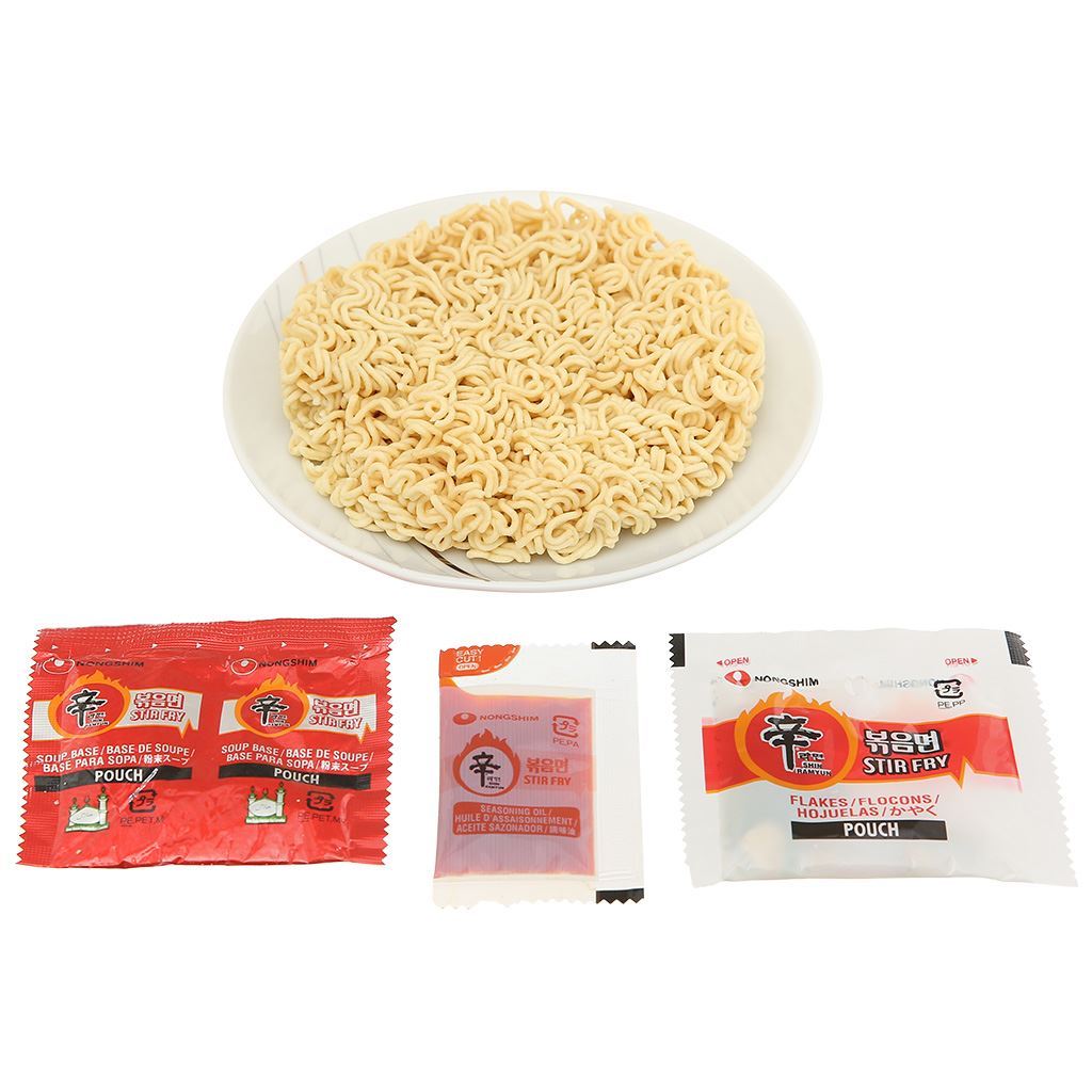 Sợi mì Ramyeon ăn liền đặc trưng