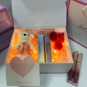 Combo hộp túi quà kèm 2 son PCU kèm phụ kiện, quà tặng sinh nhật, valentine ý nghĩa