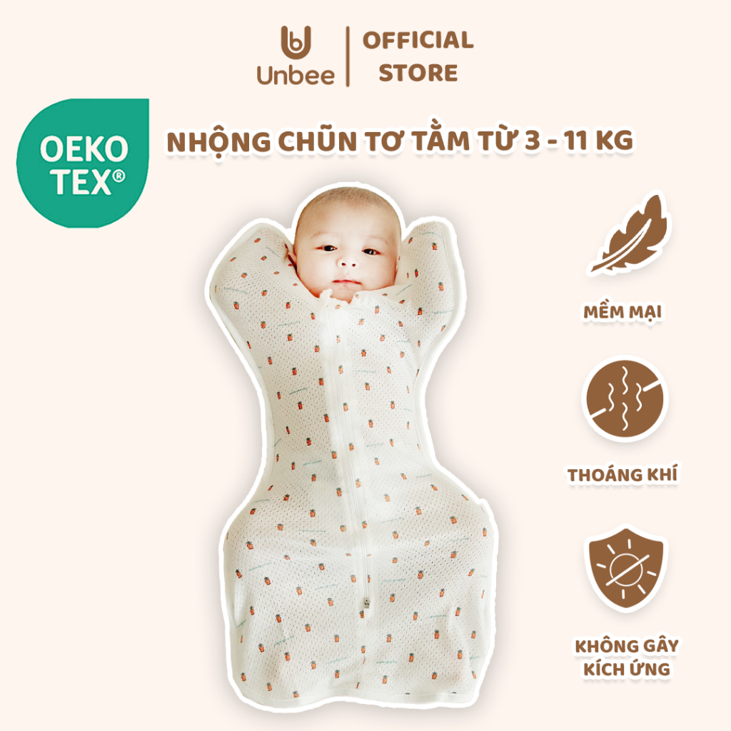 Nhộng tơ tằm thông hơi Unbee chống nóng